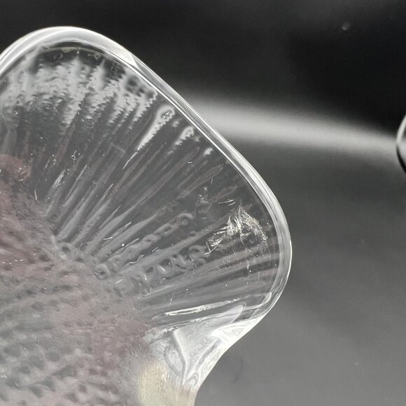 4 Vintage Arcoroc Fish Appetizer Plates Poisson Tempered Glass 6.5” France NOS - Picture 9 of 10